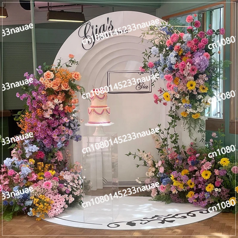 Hot Sale Wedding Arches Artificial Flower Handwork Arch for Backdrop Decor