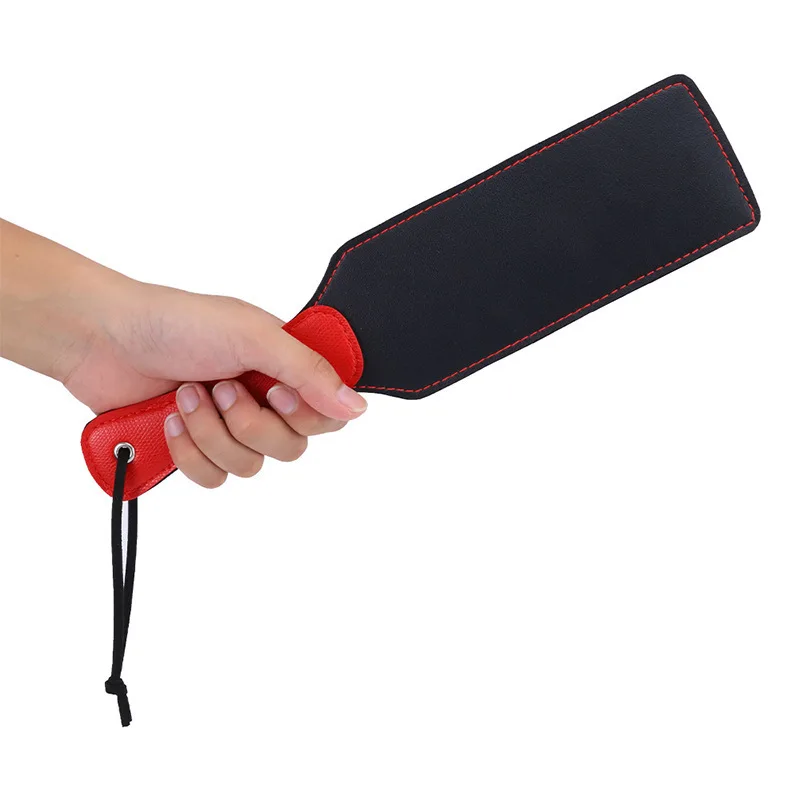 

32CM Pu Leather Paddles Horse Whip Spanking Flogger Role Play Horse Riding for Horse Training