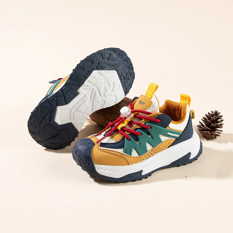 

Breathable Outdoor Running Sneakers for Children New Fashion Sports Shoes Boys Trainers Comfort Platform Sneakers Plus Size 38