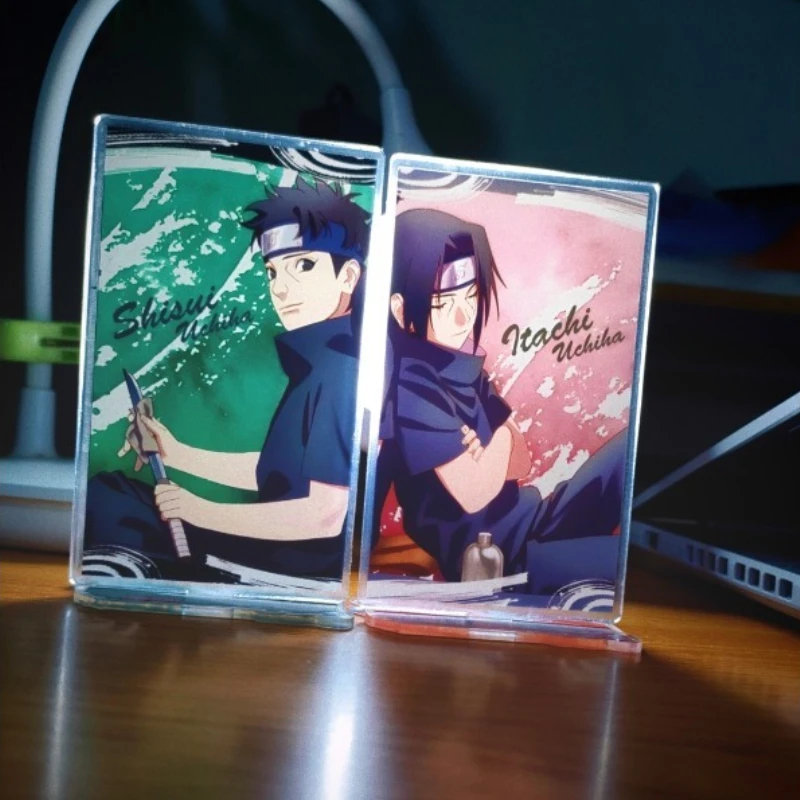 

Naruto Acrylic Plaque Uchiha Sasuke Uchiha Ltachi Cartoon Anime Plaque Personalized Fashion Couple Square Ornament Children Gift