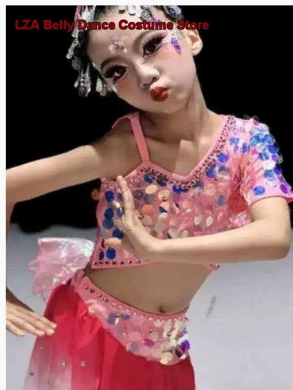 Fish Dance Children Dai Ethnic Classical Chirping Fish Jump Performance Fish Song Kids