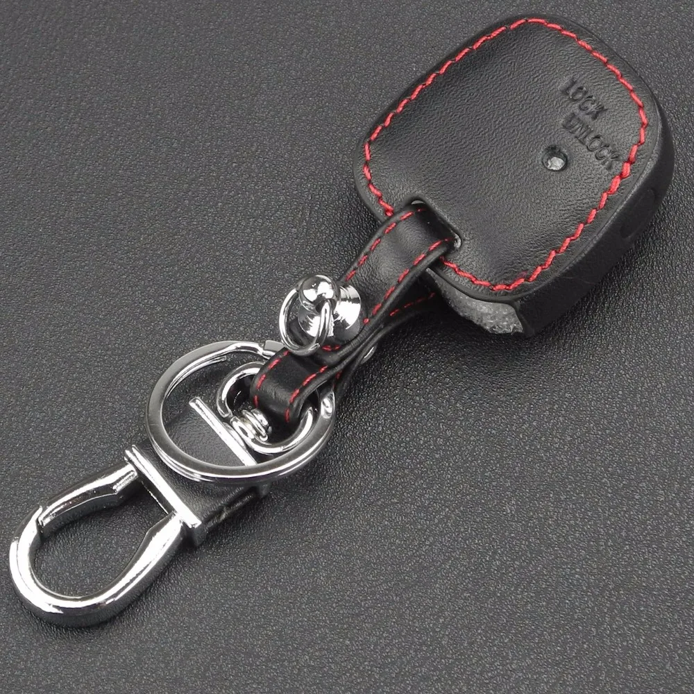 jingyuqin 1 Side Button Fob Remote Key Shell Leather Case Cover For TOYOTA Carina Estima Harrier Previa Corolla Celica