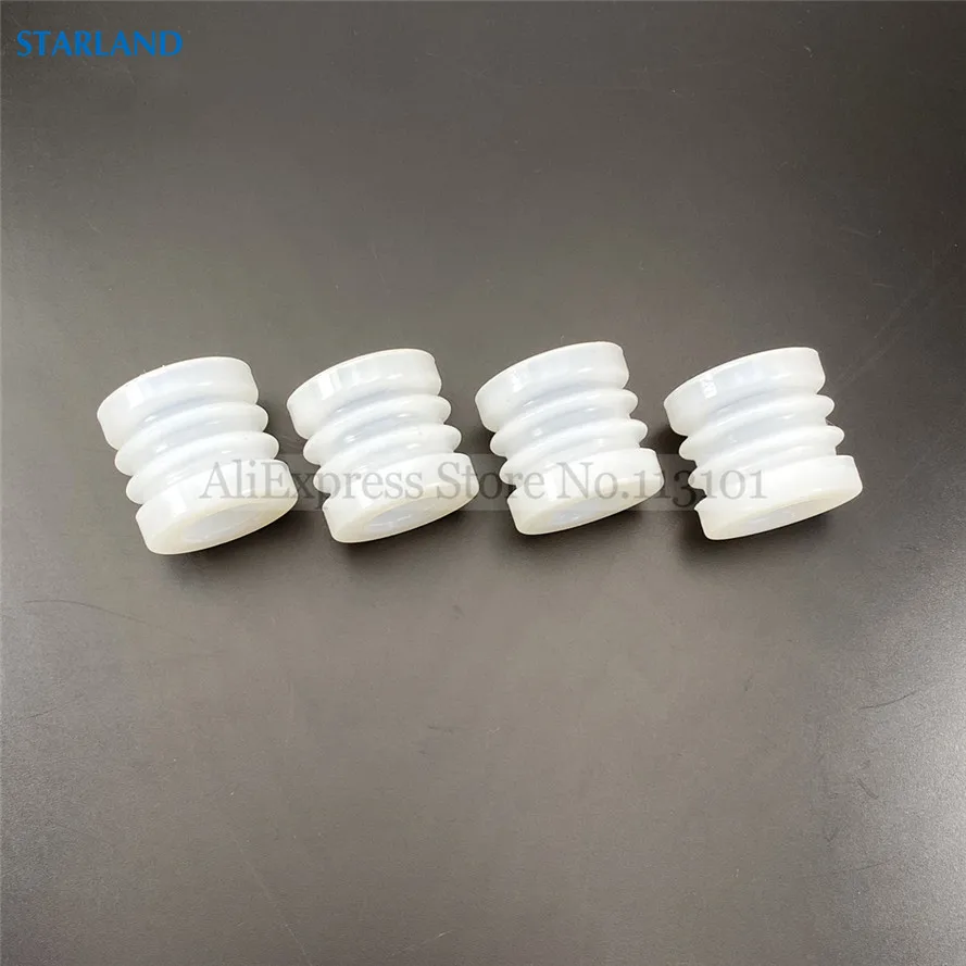 4 Silicone Seal Tubes Thickening Corrugated Sleeve Rings For Commercial Ice Cream Maker BQ833 Soft Serve Machines Fittings