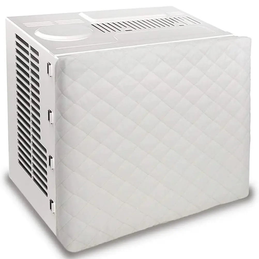 

Ветрозащитный чехол для кондиционера с охлаждающим вентилятором, устойчивый к непогоде, для использования внутри помещений, со встроенным хлопковым слоем, портативный, простой в установке, без утечки воздуха