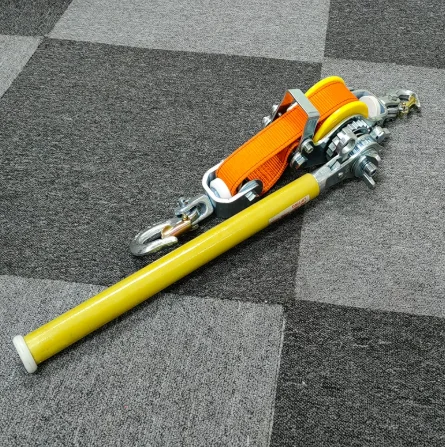 Japanese style manual tensioner for power construction, insulated tightener for cable fixing, insulated cable puller
