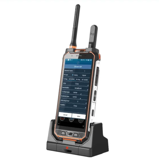 AORO M5 4G LTE Digital Radio Android Uhf Vhf Two Way Radio Long Range Zello Walkie Talkie Poc Dmr Robuste Telefone