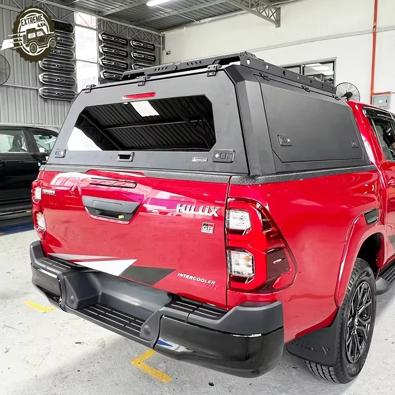EXTREME Short Bed Pickup Canopy for Urban Use Compact Aluminum Hardtop for Chevy Colorado, Saves Space & Enhances City Style