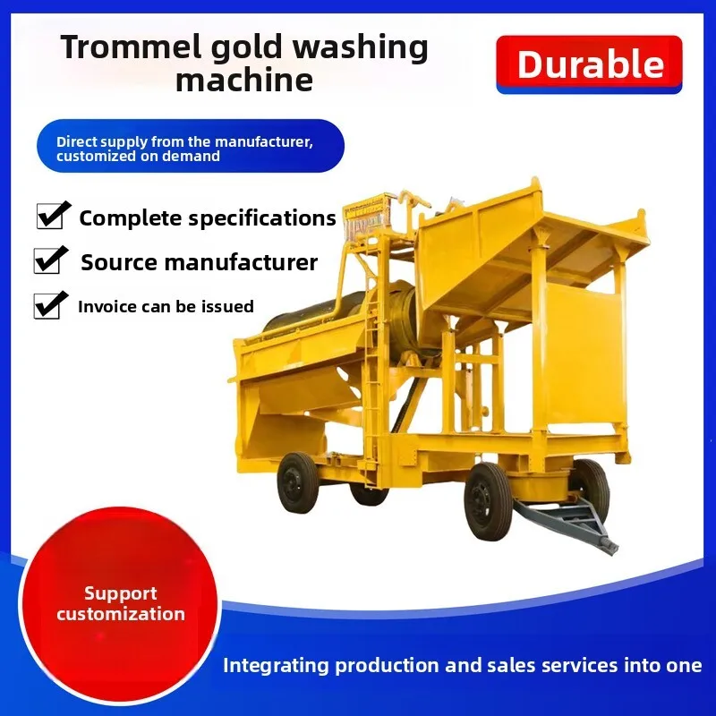 

Mobile Roller Sieve Truck Alluvial Mining Machine Complete Afghanistan Gold Panning Equipment