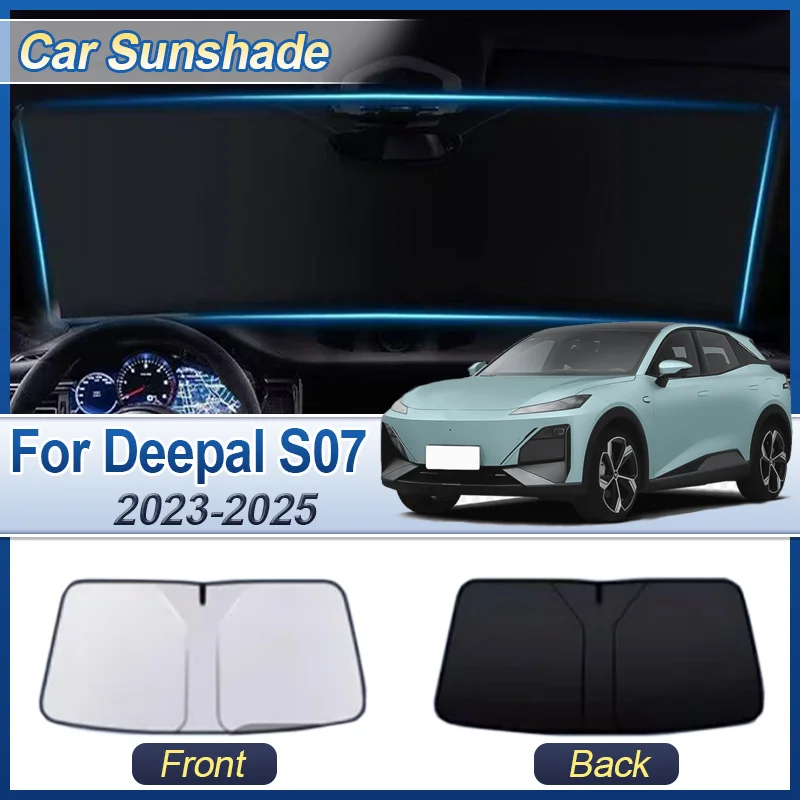 

For Deepal S07 S7 2023 2024 2025 Car Sun Visor Curtain Windshield Heat insulation Sunscreen SunShade Foldable Car Accessories
