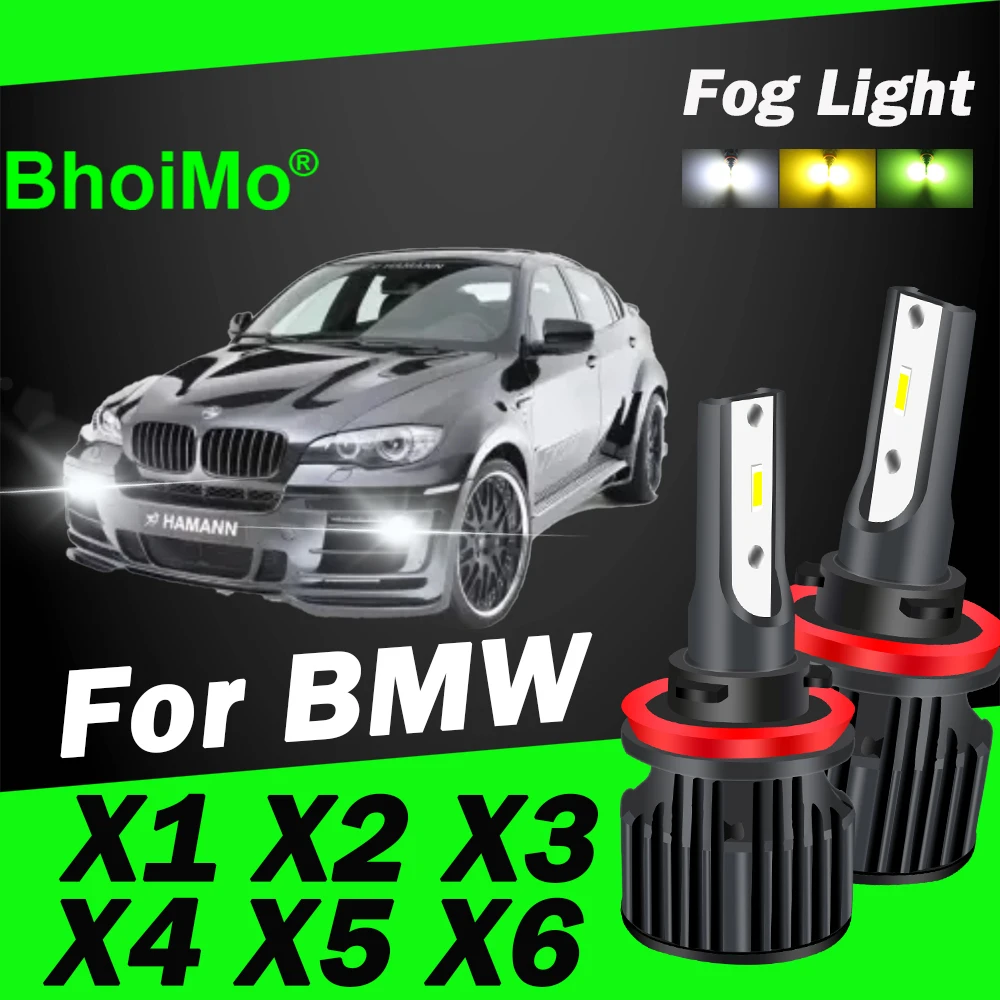 

BhoiMo For BMW Led Car Front Fog Lights X4 F26 X5 E53 E70 F15 F85 X6 E71 E72 F16 F86 X1 E84 F48 X2 F39 X3 E83 F25 Auto Bulb Lamp