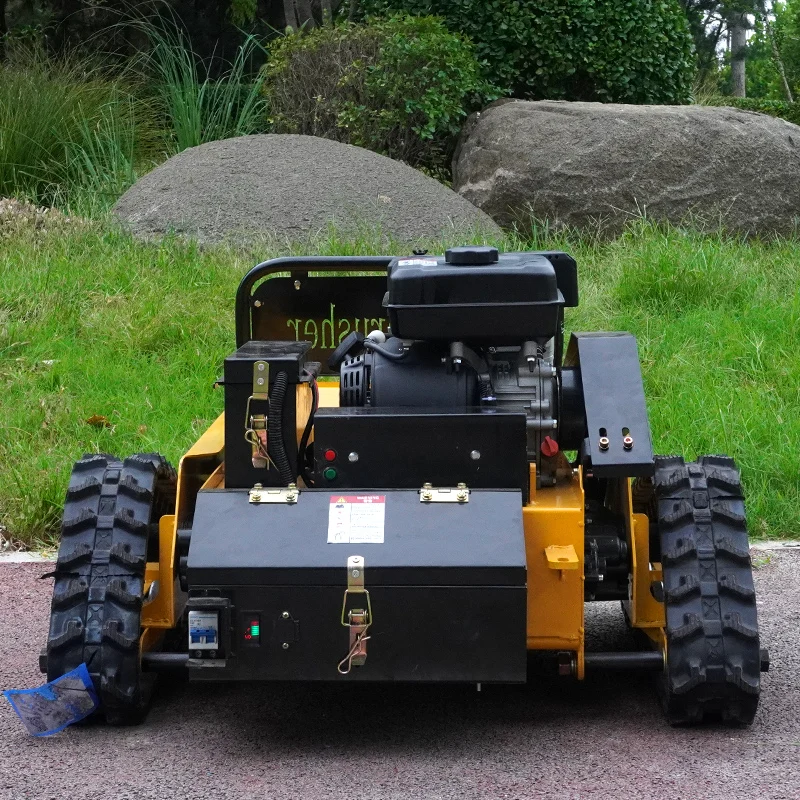 

Customized industrial remote control lawn mower supplier, selling self-propelled garden remote control lawn mowers
