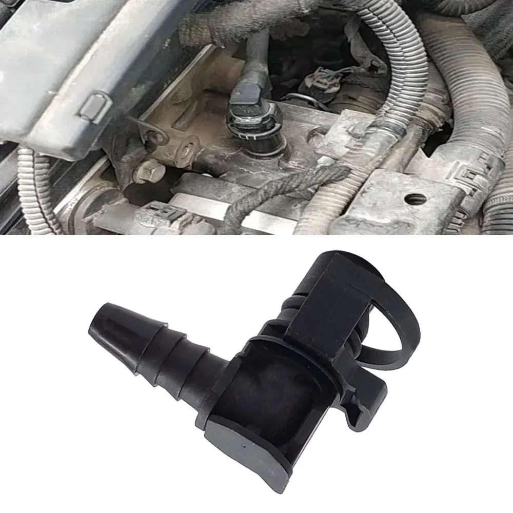 Black Throttle Valve Thermostat Body Heater Pipe Hose Connector Accessories 55354565 for Chevrolet Cruze Epica Sonic Opel Astra