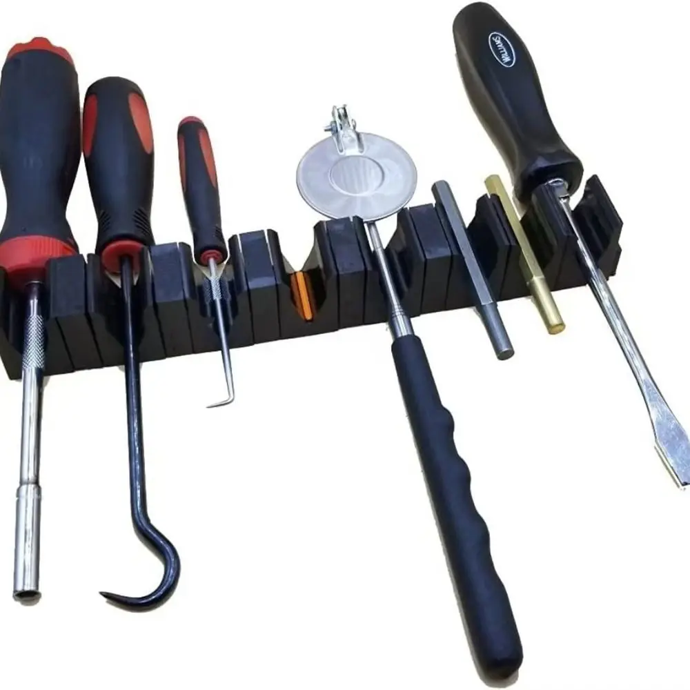 

Multi-Purpose Hardware Tool Wrench Storage Rack Display Hanger Wall Mount Wrench Holder 12 Slots ABS Tool Box