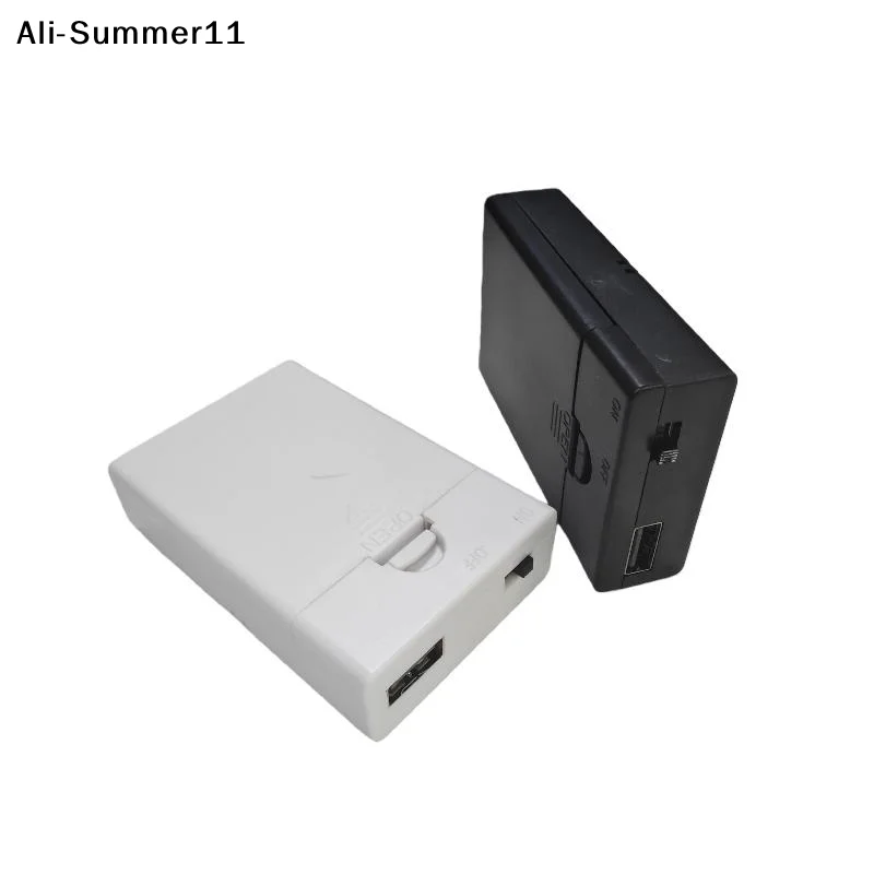 【A1x】【R】1Pcs Built In USB Battery Holder With Switch And Cover 3AA 4.5V Battery Box AA Battery Case DIY Accessories view 5