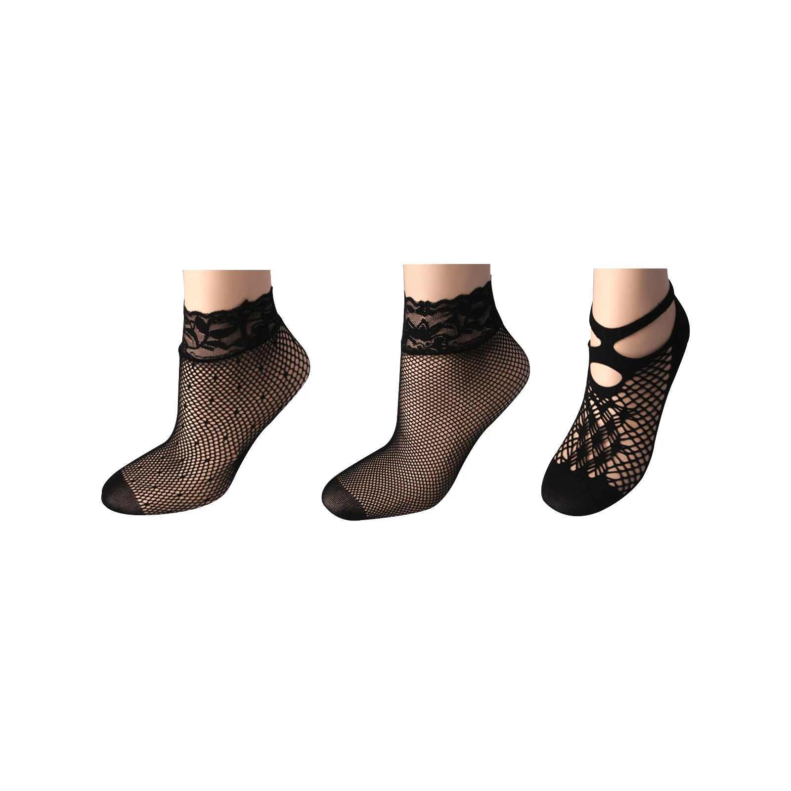 

Комплект кружевных сексуальных чулок (стиль с переплетением-3/стиль с переплетением-2/стиль с плетением-1)