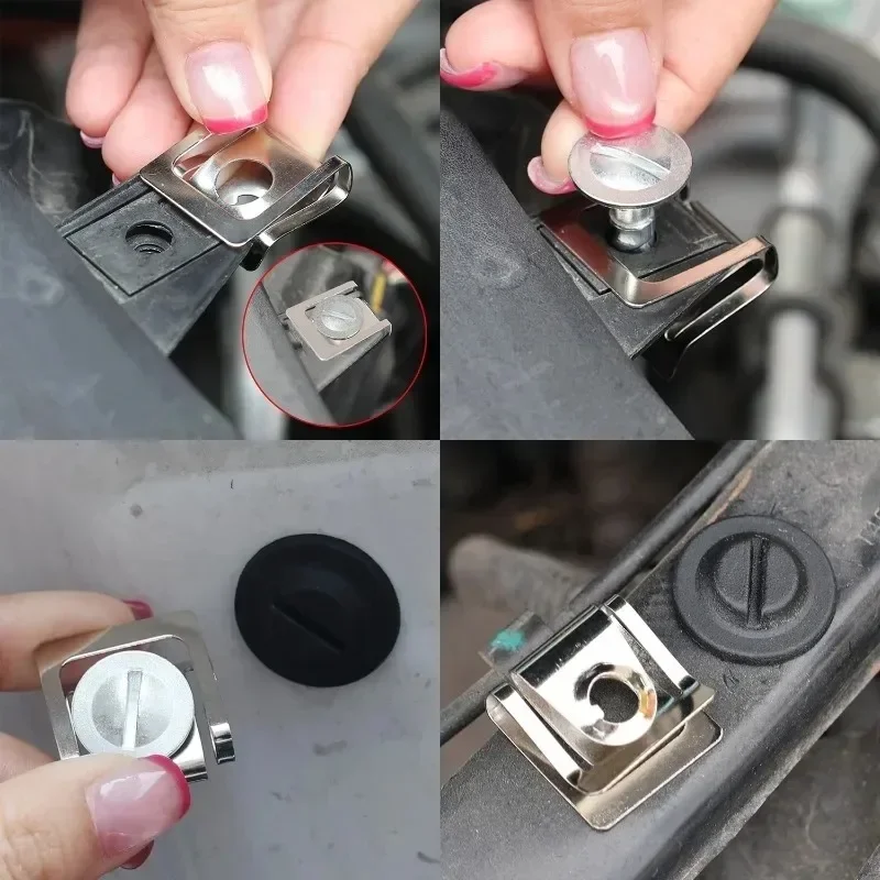 1/2/5 قطعة محرك السيارة تحت علبة التروس درع الجسم سبلاش الحرس السحابة غطاء المسمار كليب Undertray لأودي A3 A4 B5 B6 B7 A6 A8