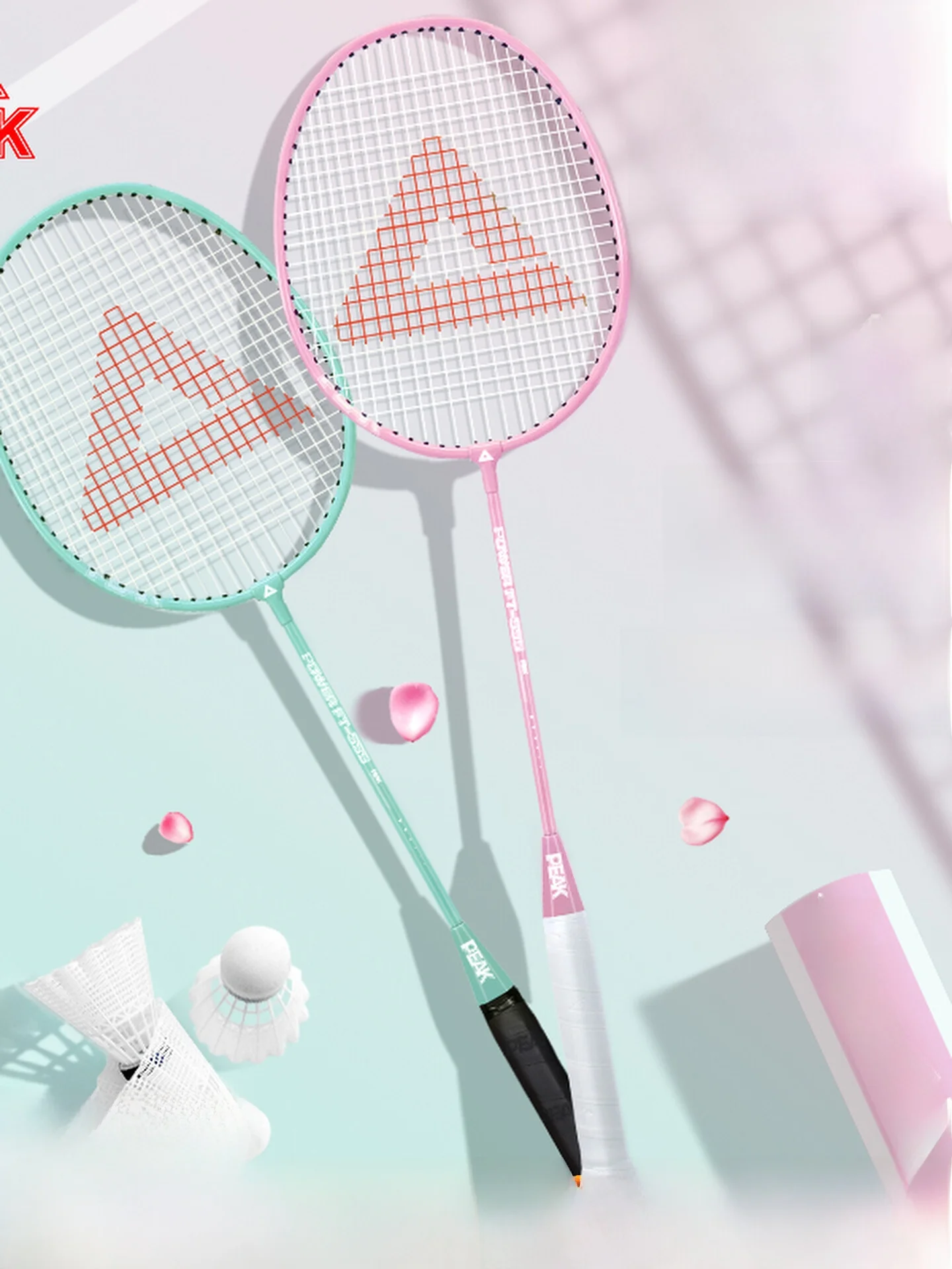 ultra-light-badminton-racket-set-high-aesthetic-beginner-friendly-durable-ball-resistant-2-piece-pack-attack-type-frame