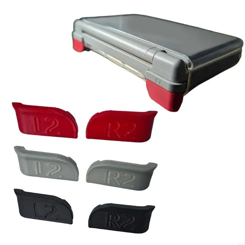 Protectores llaves plástico para consola juegos, tapa con diseño antideslizante, accesorios para juegos, fácil 1 par
