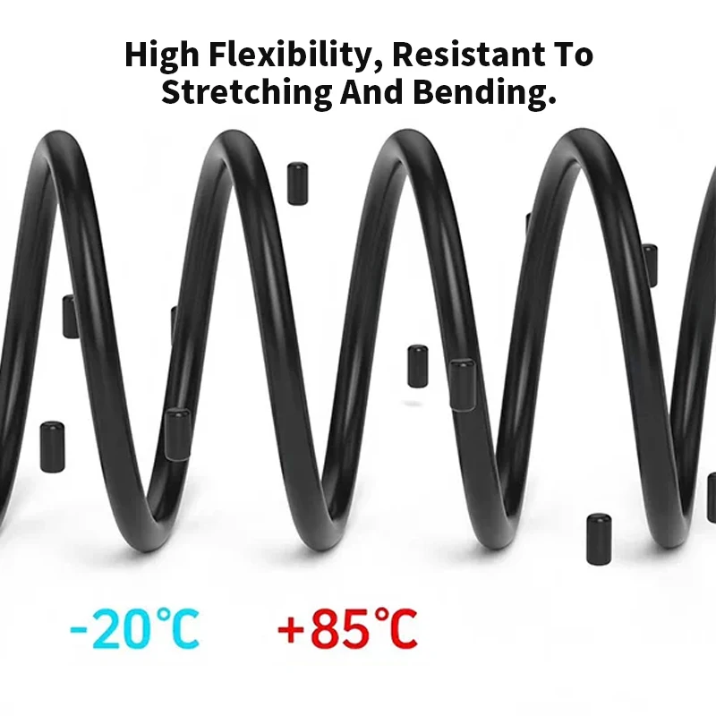 M12 Radar Wire Compatible with Livox Mid-70, Mid-40, Mid-360, Avia, Tele-15 LiDAR Industrial-grade M12 Connection Cable Line