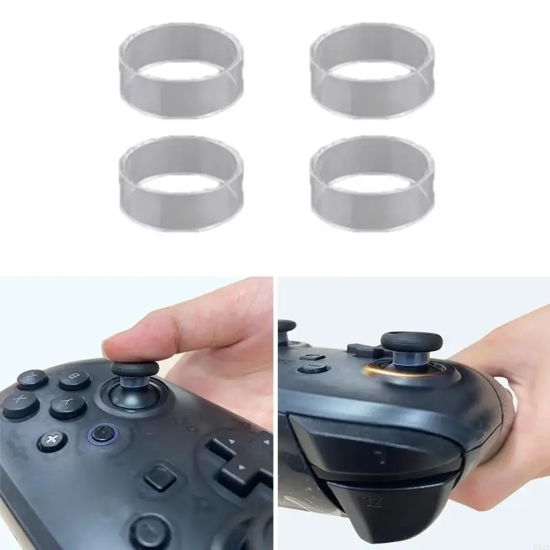 F42D 4pcs/10pcs Silicone Joystick Rings for Controllers for Extended Use and Comfort Improve Gaming Experience