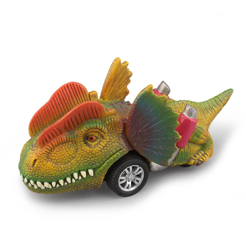 Hot Sale Simulation Dinosaur Pull Back Car Model Funny Animal Modelling Toy Car Children's Puzzle Toys Holiday Birthday Gifts