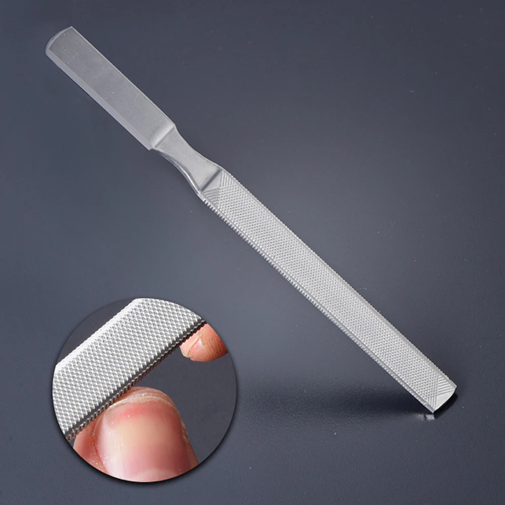

2pcs Stainless Steel Files Sanding Tools Nail Art Equipment For Home Salon Use Sapphier File Nail Board Manicure Kit