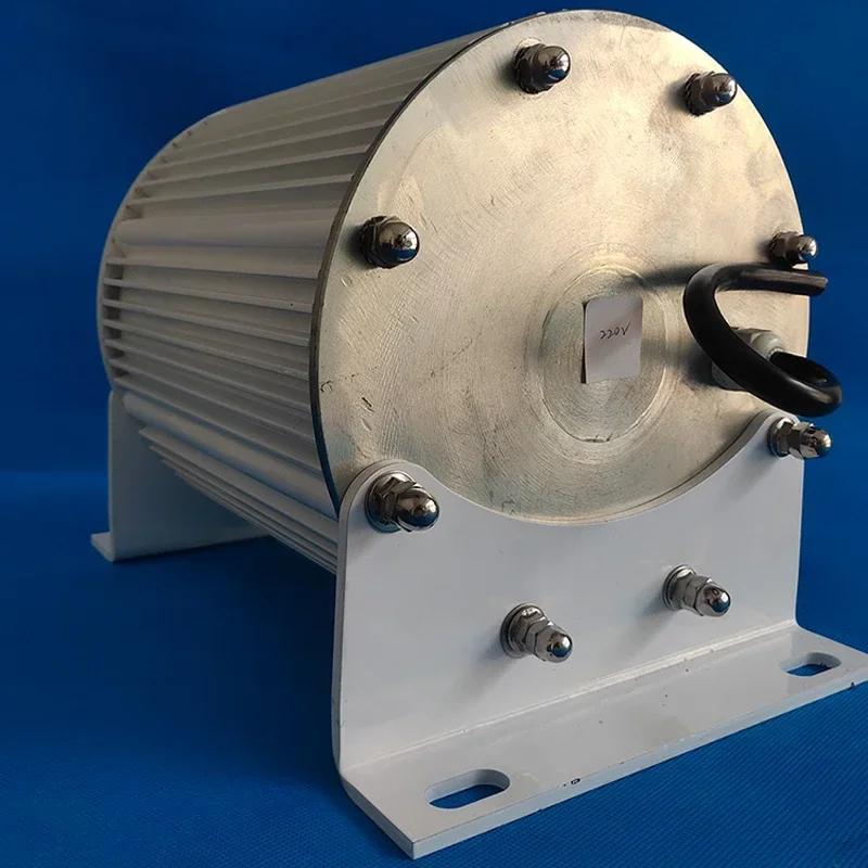 

Factory 1000W 2000w 3000w 5kw 10kw 15kw 20kw low rpm brushless Permanent Magnet Generator ac Alternator for promotions with base