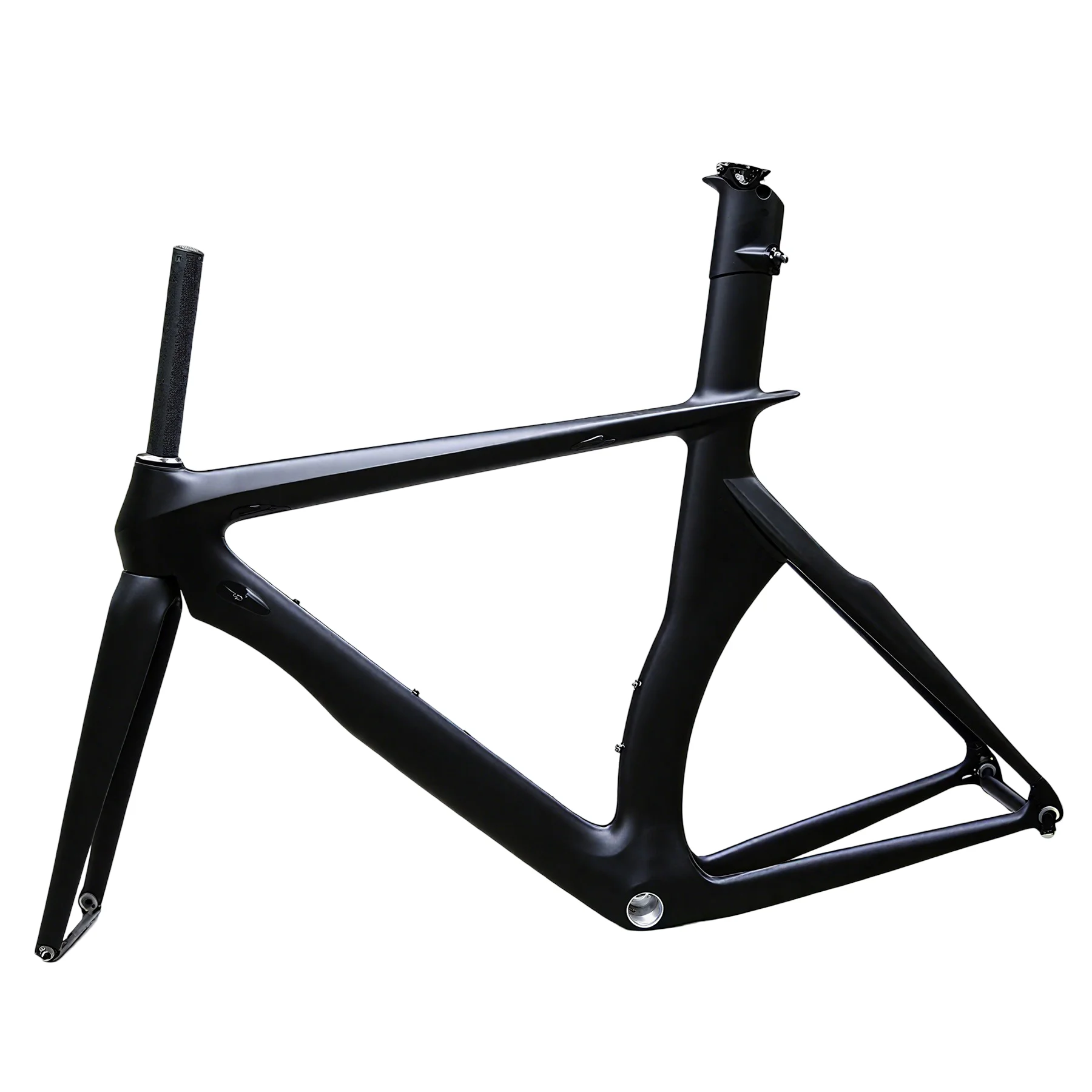 

Naturefly Black Carbon Time Trial Bike Triathlon Cycle Frame TT Road Bicycle Frameset 700c