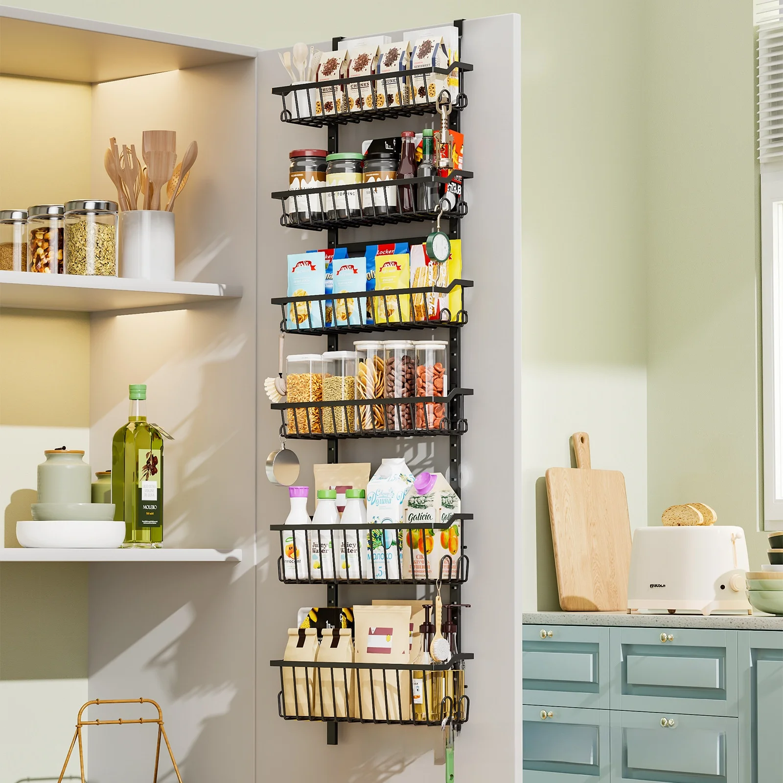 panier-de-rangement-suspendu-reglable-multi-niveaux-pour-porte-sans-percage-en-fer-pour-salle-de-bain-et-cuisine