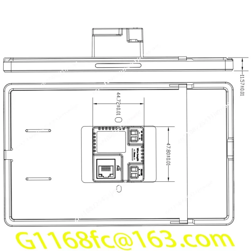 High Quality New Plastic Shell 8-inch 800x1280 Android Tablet Smart Home Control Panel part