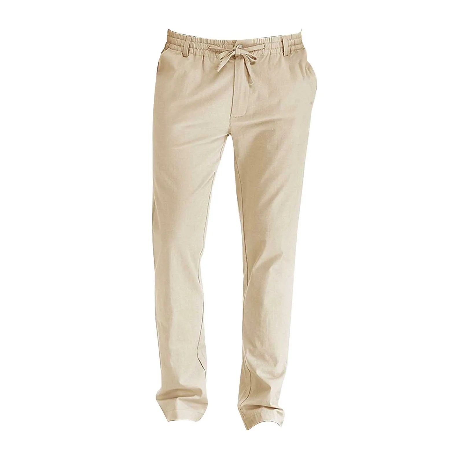 Herrenmode lässig elastische Taille einfarbige Freizeit hose Innen haus