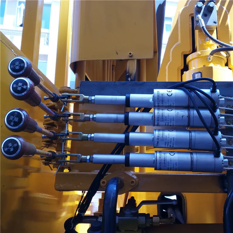 Grúa de radio con control remoto, elevador de excavadora, manipulador, 6 mandos