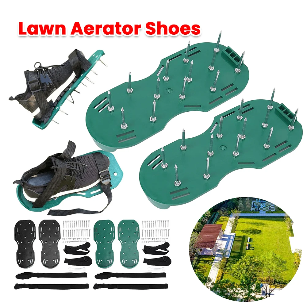 

Аэраторы для газона: Нескользящие садовые сандалии с шипами и регулируемым ремешком для аэрации почвы