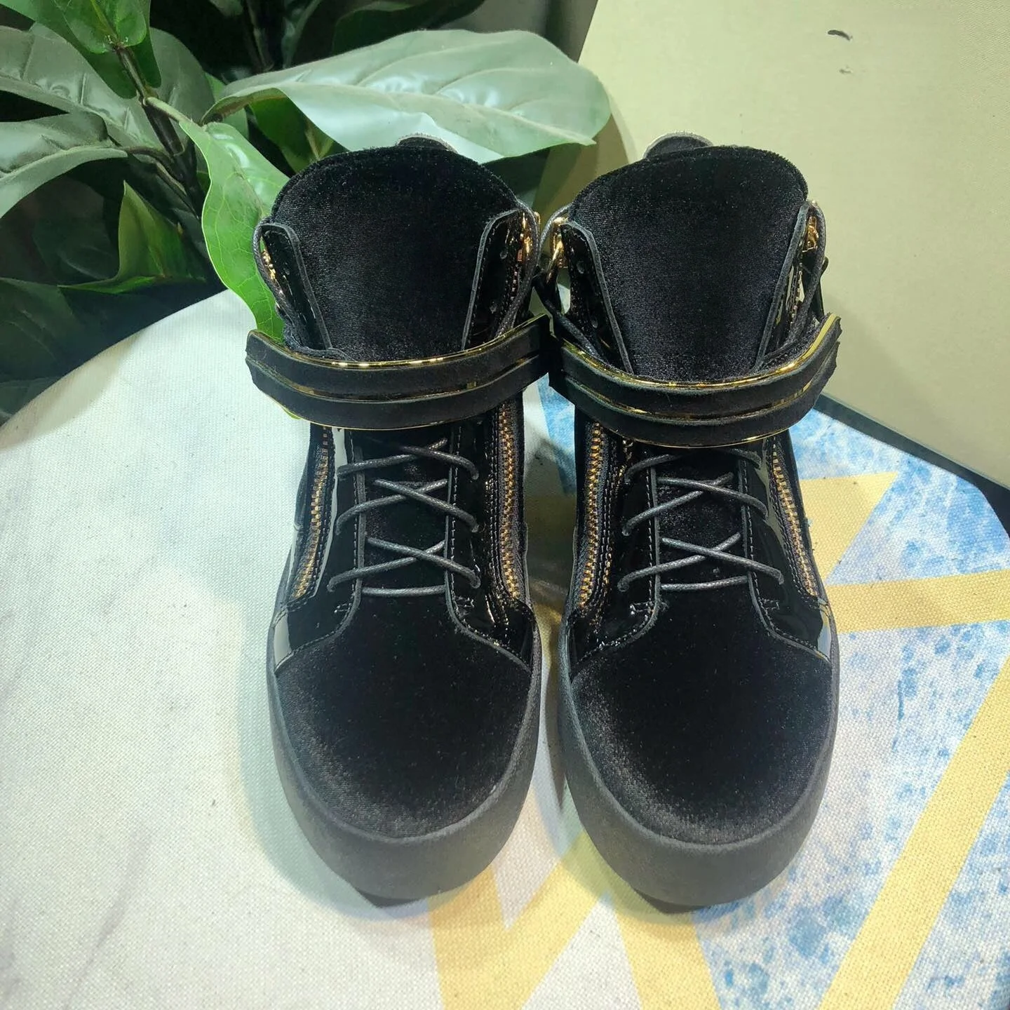 

Top Casual Sneakers for Men Brand Designer Women High-top Tennis shoes 35-48 Luxury Genuine Leather GZ Sports shoes A744