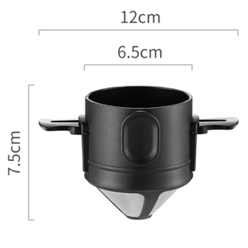 304 aço inoxidável portátil filtro de café gotejamento suporte de chá de café reutilizável caneca gotejador de café conjunto de xícara de chá cafeteira