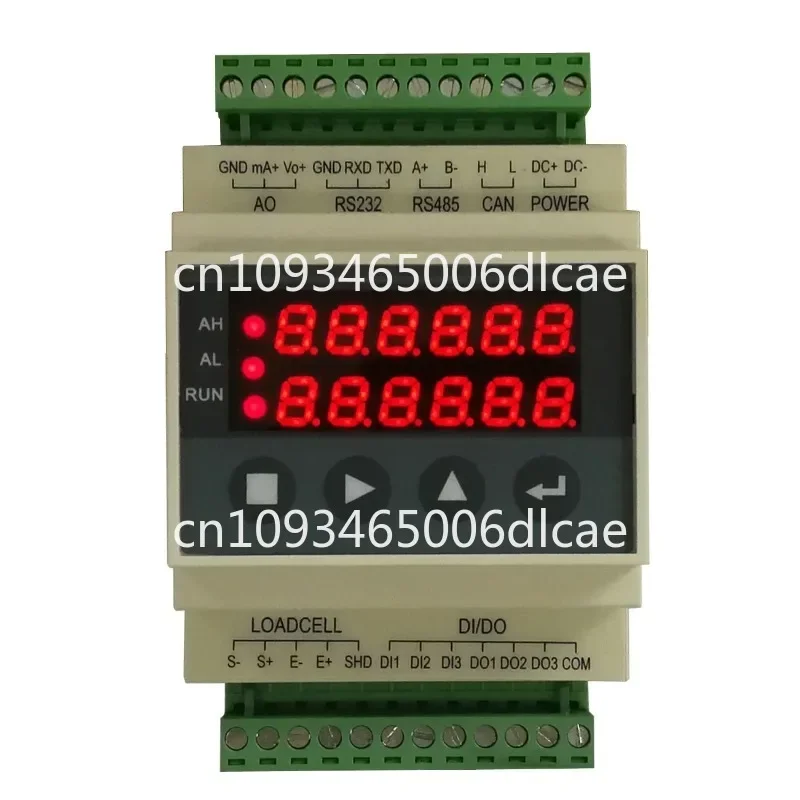 Mini Guide Rail weighing indicator Controller with 4-20mA and 0-10V BST106-M60S[L]