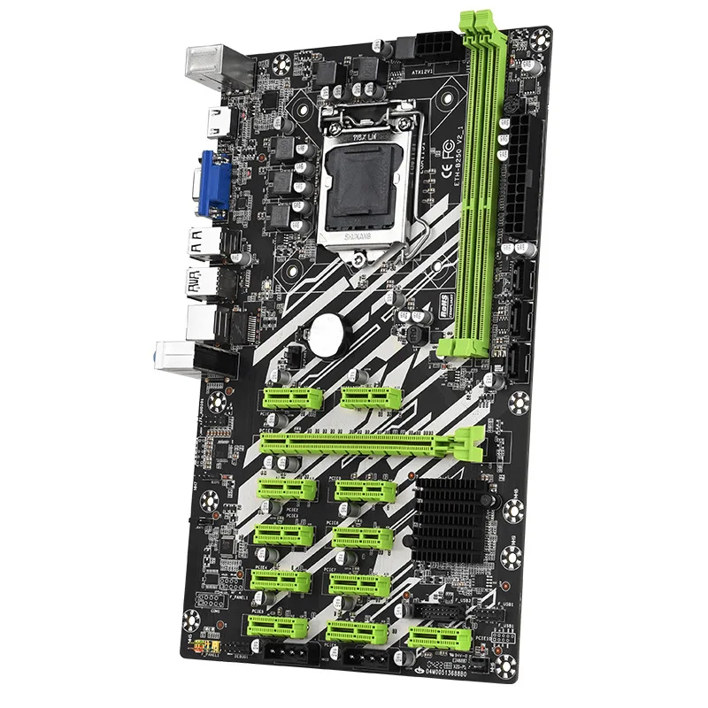 ETH-B250 Computer Moederbord Dual-Channel Ddr4 Memory Lga1151 Processor Cpu Gigabit Netwerkadapter
