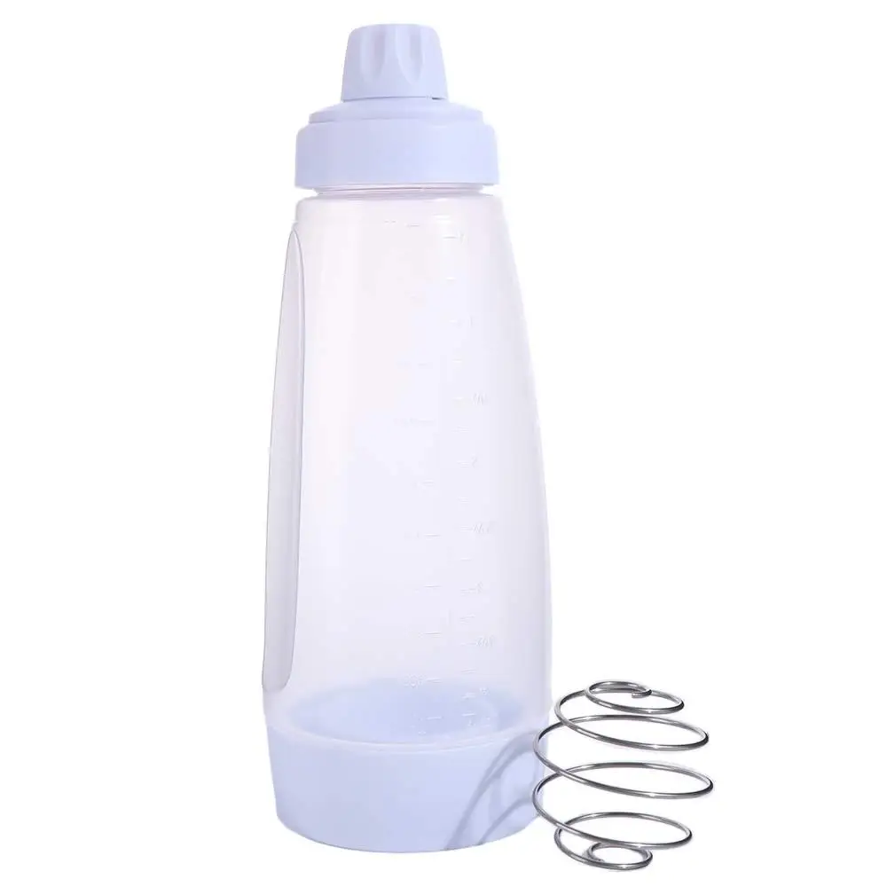 

Портативная пластиковая бутылка для смешивания теста, дозатор для крема, высокая емкость, экологичная, для приготовления блинов и кексов