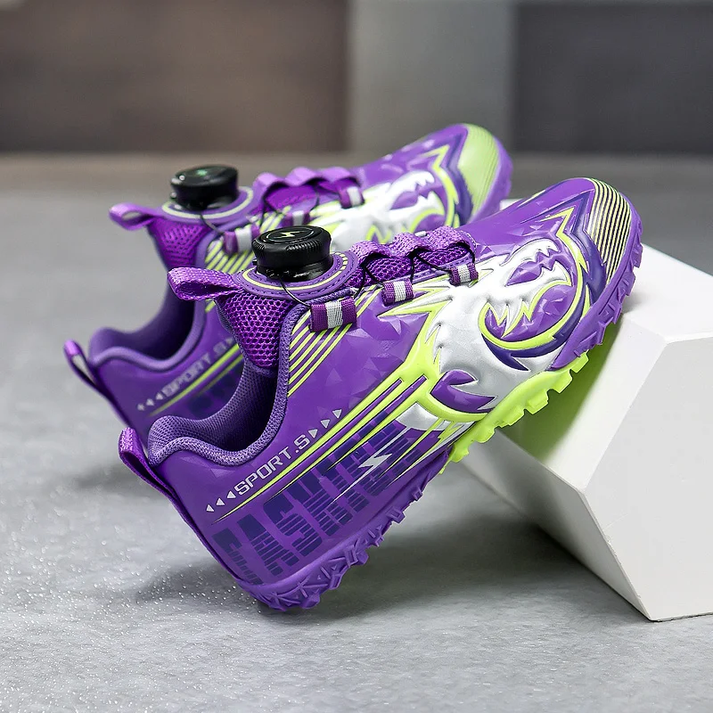 

Новые детские футбольные бутсы, нескользящие кроссовки для мальчиков, футбольные бутсы, профессиональная сверхлегкая удобная спортивная обувь TF Match, унисекс