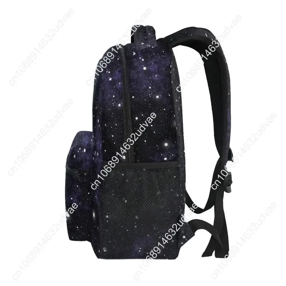 Sac à Dos Noir avec Impression Sky Stars pour Homme et Femme, Grande Capacité, Voyage, École, Étudiant, Ordinateur Portable, Cadeau, Nouvelle Collection 2022