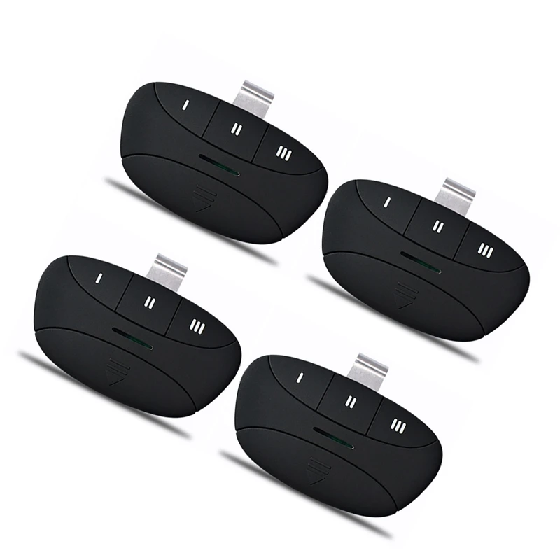 4Piece Black 310/315/390Mhz Garage Door Opener Universal Garage Door Remote For Liftmaster 893MAX Remote Control