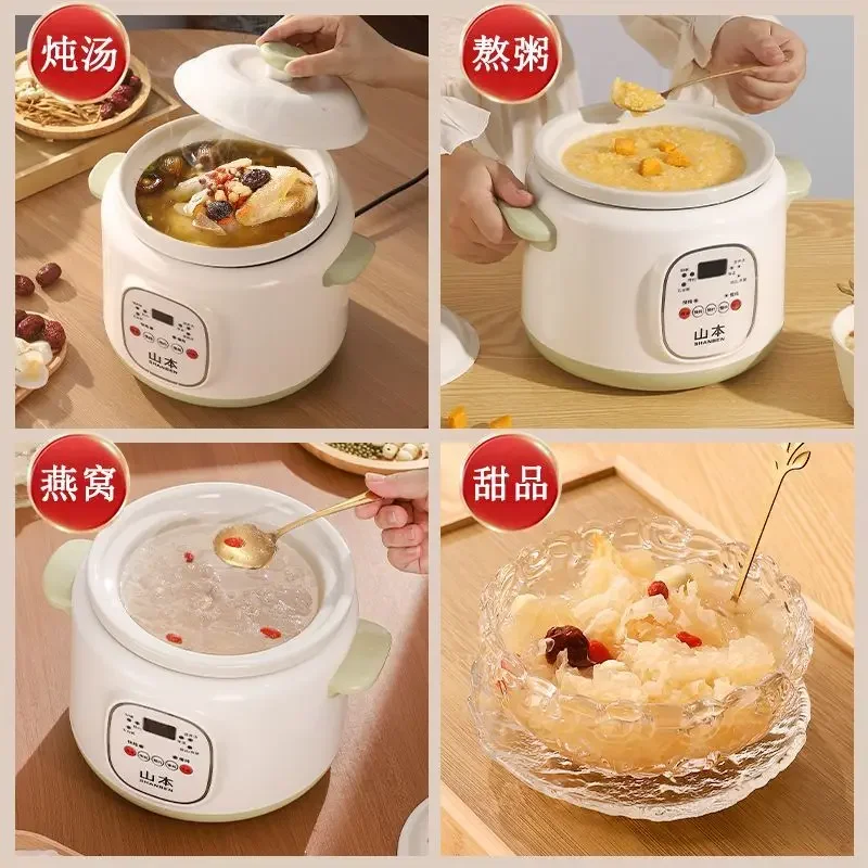 Garnek do gulaszu w pełni automatyczna zapiekanka do zupy domowa owsianka ceramiczny artefakt wielofunkcyjny gulasz zdrowy pokarm dla dzieci