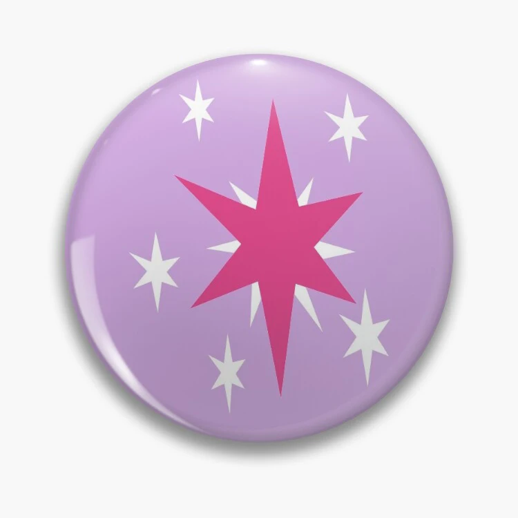 Cutie Mark Anime Brooch Bag Clothing Hat Badge Accessories Jewelry Gifts