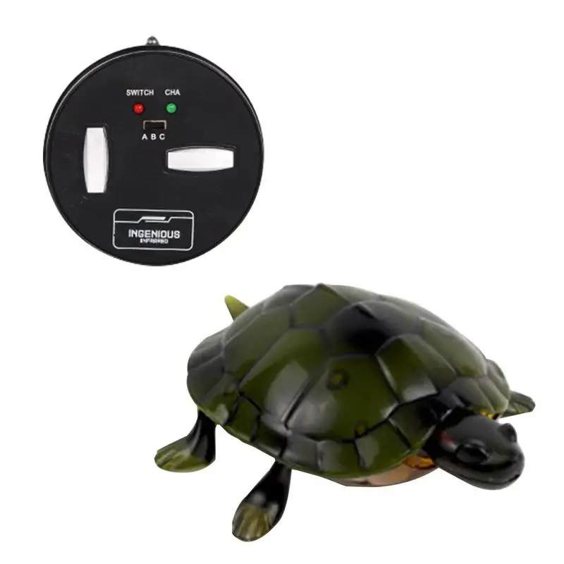 Turtle Remote Control For Water Infrared Remote Control Simulation Electric Turtle Robot Toy Sea Ocean Animal Figurines Tortoise