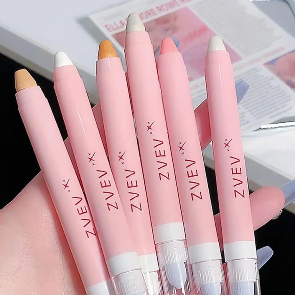 Stylo ver à soie éblouissant pour dormir, illumine les cernes, estompe le Contour, reflets, bâton de maquillage, lignes pour les yeux