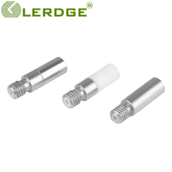 LERDGE 3D Printer Parts HS Hotend Throat V6 Heatbreak Smooth Heat Break E3D Chimera Extrusion Heater Block 1.75MM Accessories
