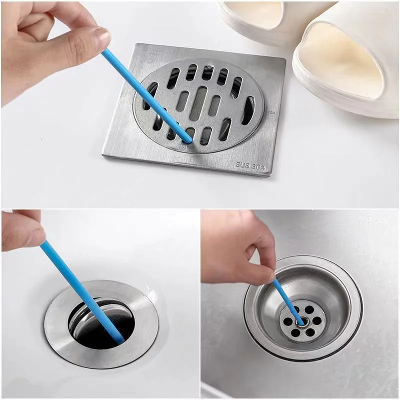 Kitchen Sink Sewer Cleaning Agent Remove Oil Pollution Washbasin Toilet Bathtub Pipe Cleaning Sticks Household Cleaning Products