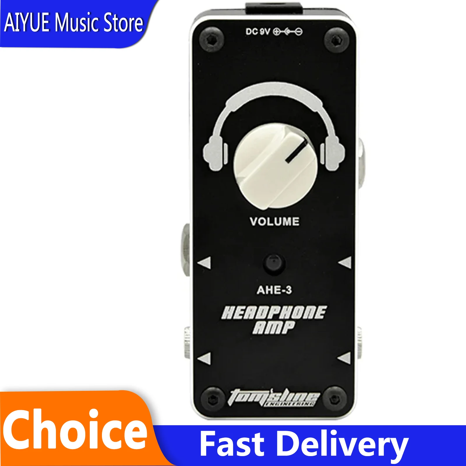 

AROMA Guitar Effects Headphone AMP Electric Guitar Effect Pedal AHE-3 Headphone Conversion True Bypass Guitar Accessories