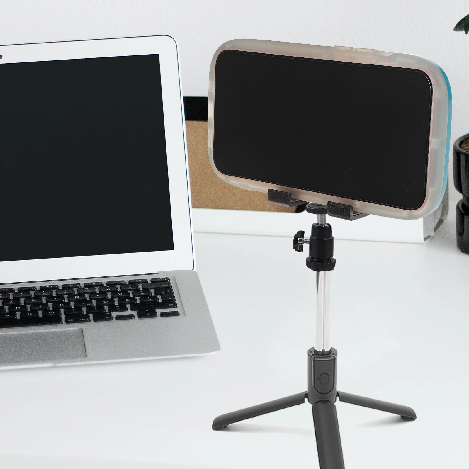 2 قطعة محول ترايبود خفيف الكرة رئيس جبل حامل كاميرات مراقبة عالي الجودة مرفق الملحقات تصميم مستقر الألومنيوم خفيفة الوزن #6