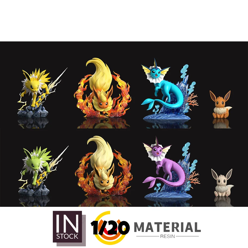 

[PREORDER] 1/20 Resin Figure [STS] - Eevee & Vaporeon & Jolteon & Flareon SET